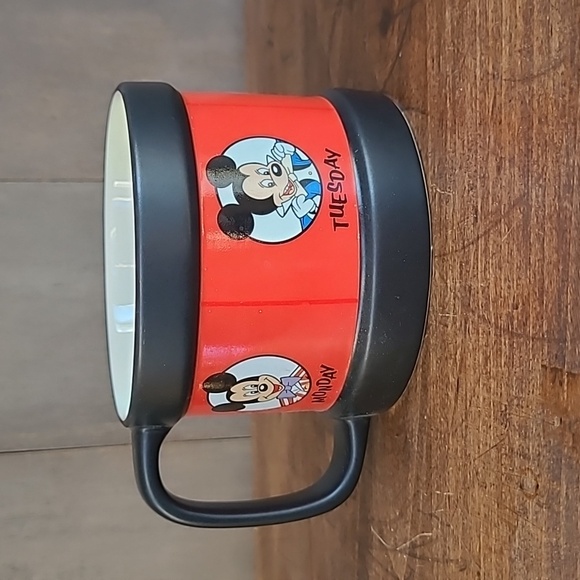 Disney Store Mickey Mouse Club Days of The Week Coffee Mug Tea Cup Collectible - Picture 3 of 8